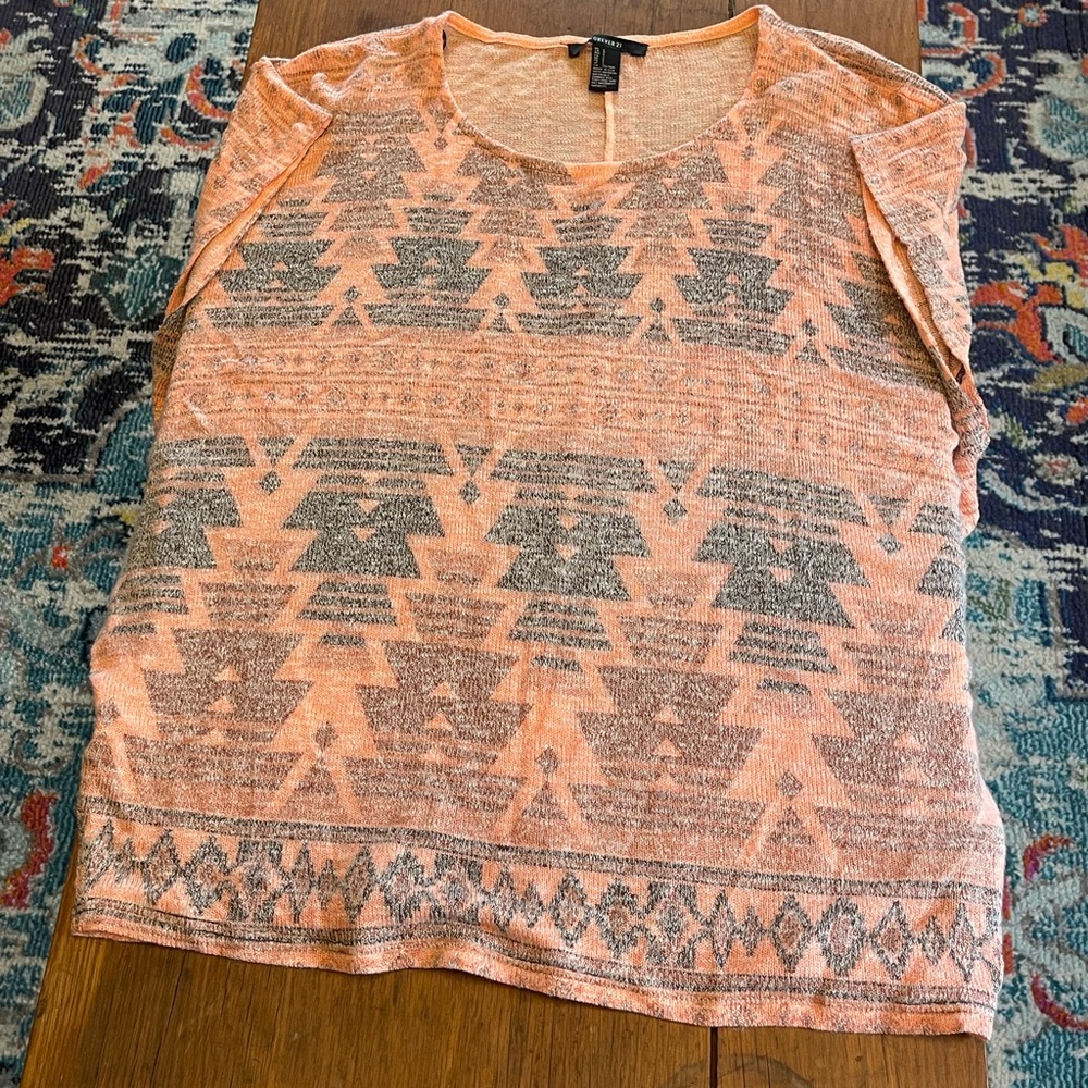 Aztec tribal print top